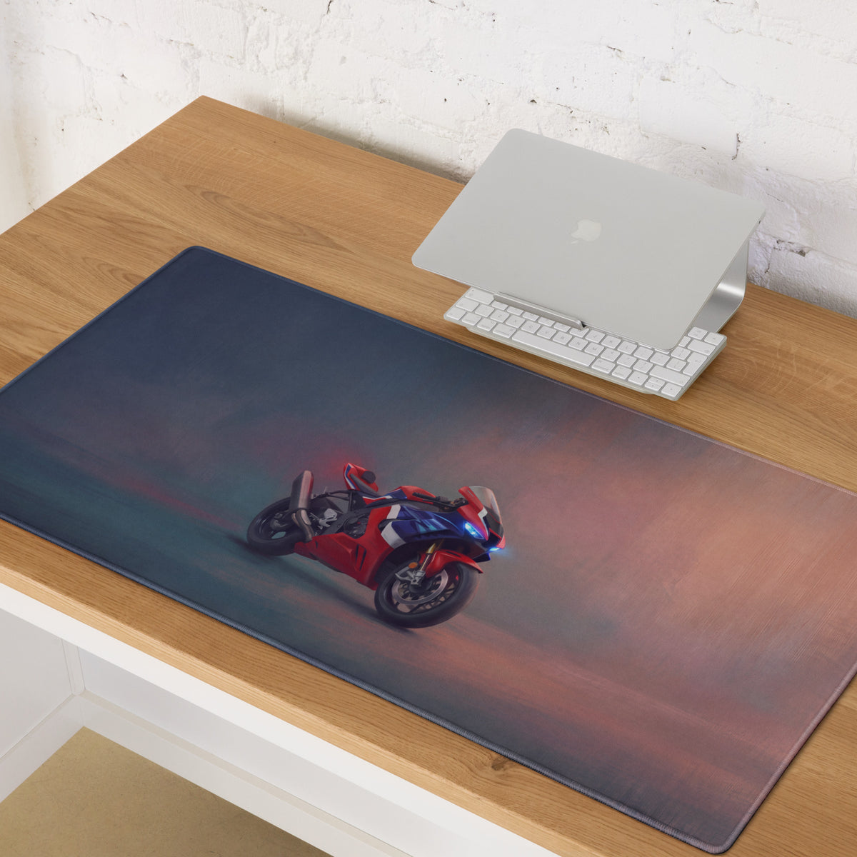 Honda CBR1000RR-R Inspired Extra Large Gaming Mouse Pad, Racing Superbike Desk Accessory, Waterproof Surface