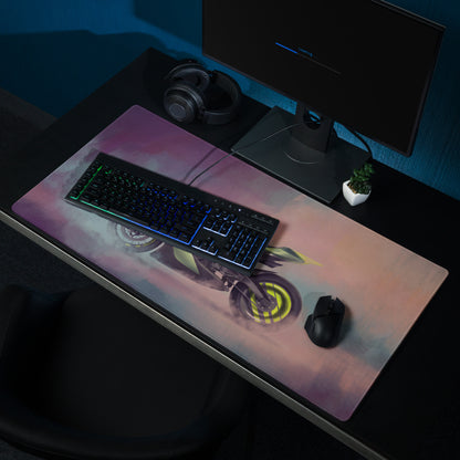 Aston Martin AMB 001 Inspired Extra Large Gaming Mouse Pad, Futuristic Electric Bike Desk Mat, Non-Slip Rubber Base