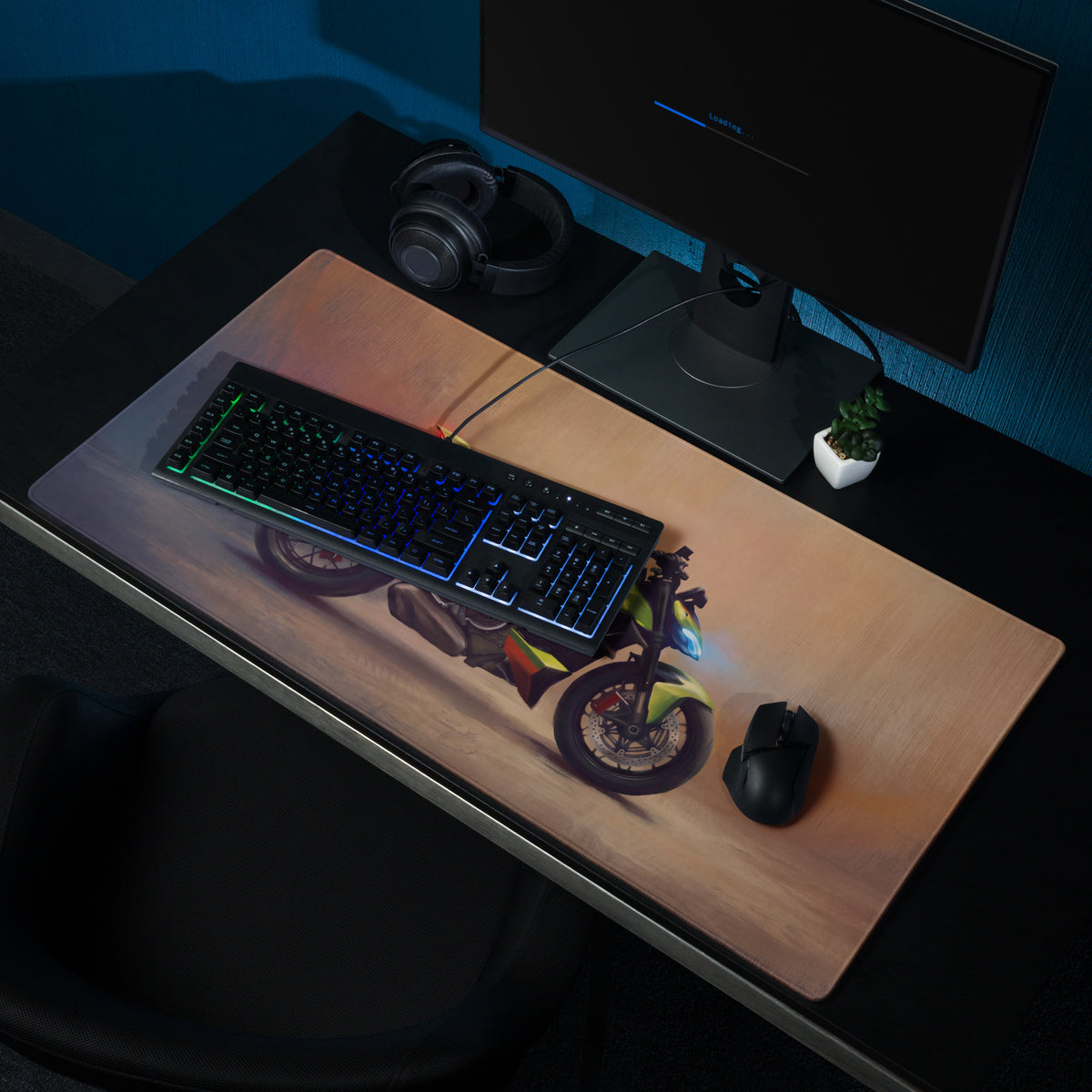 Ducati Streetfighter V4 Inspired Extra Large Gaming Mousepad, Naked Superbike Desk Mat, Non-Slip Surface