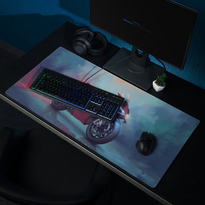 Ducati Panigale V4 Inspired Extra Large Gaming Mousepad, Italian Superbike Desk Mat, Non-Slip Base