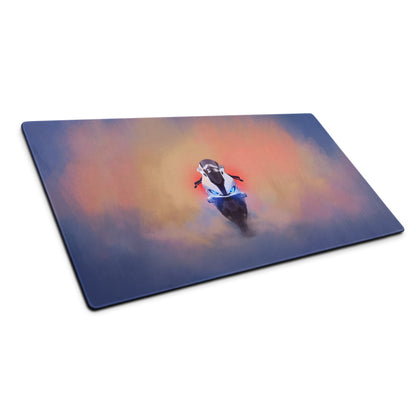 BMW S1000RR Inspired Extended Desk Pad, Racing Motorcycle Office Decor, Waterproof Surface