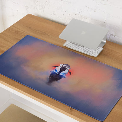 BMW S1000RR Inspired Extended Desk Pad, Racing Motorcycle Office Decor, Waterproof Surface