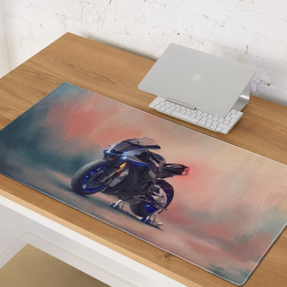 Yamaha R1M Track Edition Inspired Large Mouse Pad, Supersport Gamer Gift, Stitched Edges