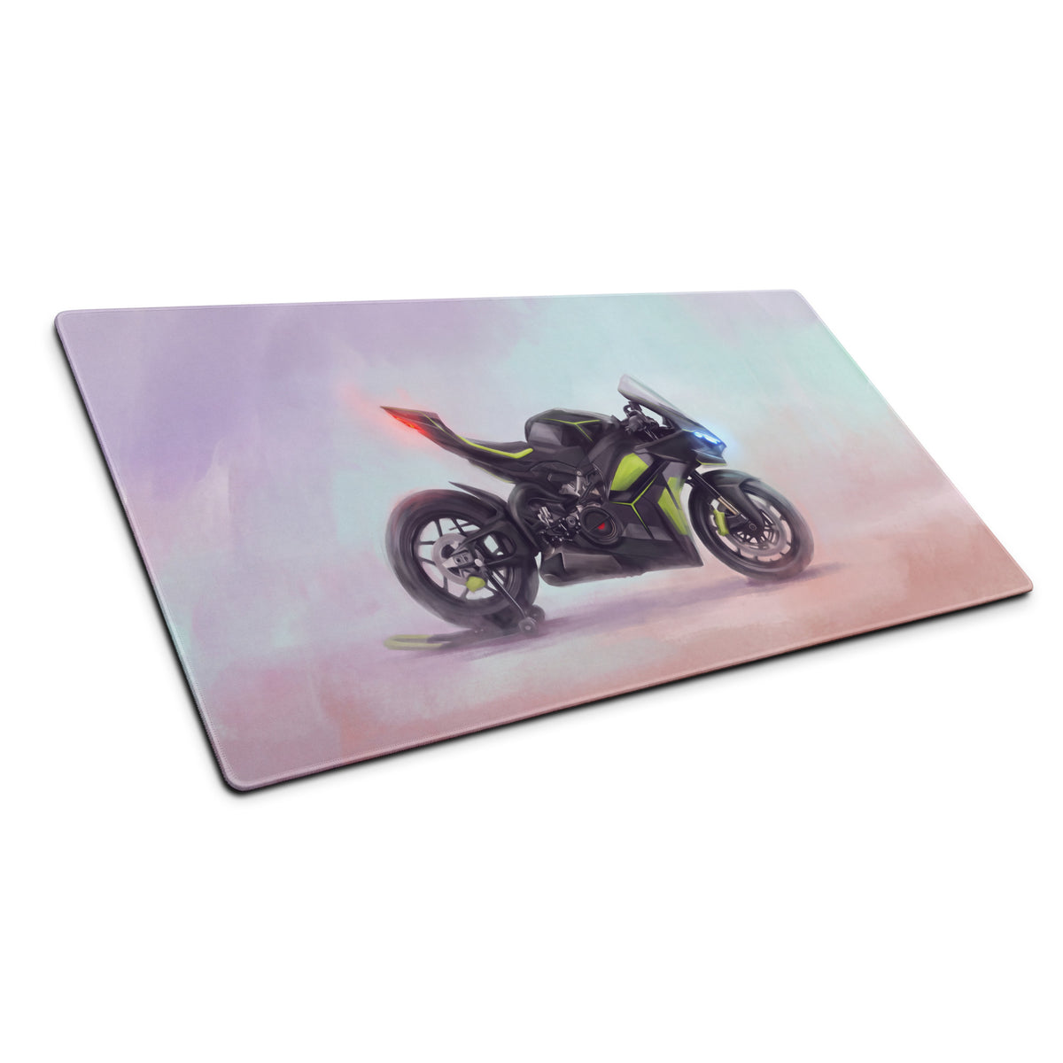 Ducati Panigale V4 Lamborghini Inspired Large Mouse Pad, Carbon Edition Gamer Gift, Waterproof Tracking Surface