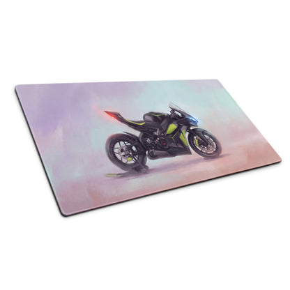 Ducati Panigale V4 Lamborghini Inspired Large Mouse Pad, Carbon Edition Gamer Gift, Waterproof Tracking Surface