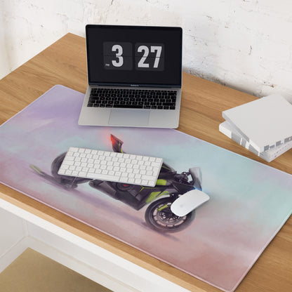 Ducati Panigale V4 Lamborghini Inspired Large Mouse Pad, Carbon Edition Gamer Gift, Waterproof Tracking Surface