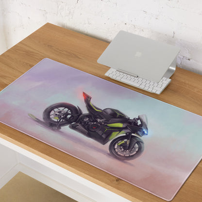 Ducati Panigale V4 Lamborghini Inspired Large Mouse Pad, Carbon Edition Gamer Gift, Waterproof Tracking Surface