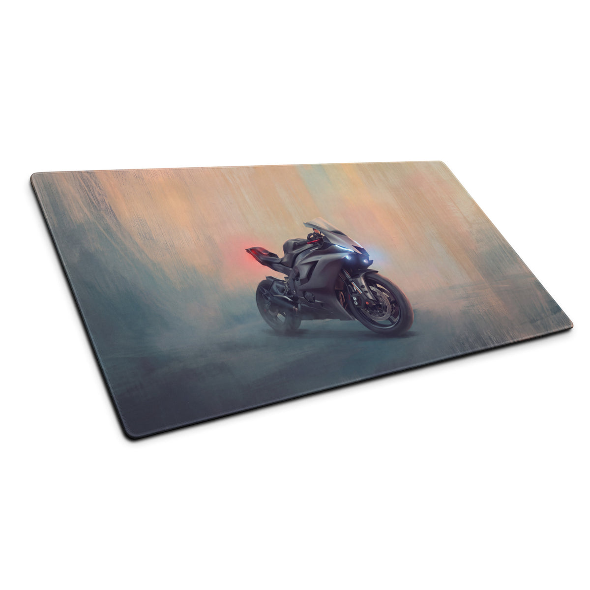 Yamaha R6 Dark Edition Inspired Giant Desk Mat, Stealth Supersport Office Setup, Precision Gaming Accessory