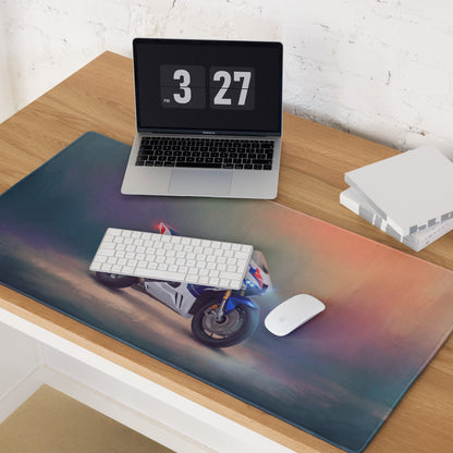 Honda CBR1000RR-R Inspired Extra Large Gaming Mousepad, Track Superbike Desk Mat, Non-Slip Rubber Base
