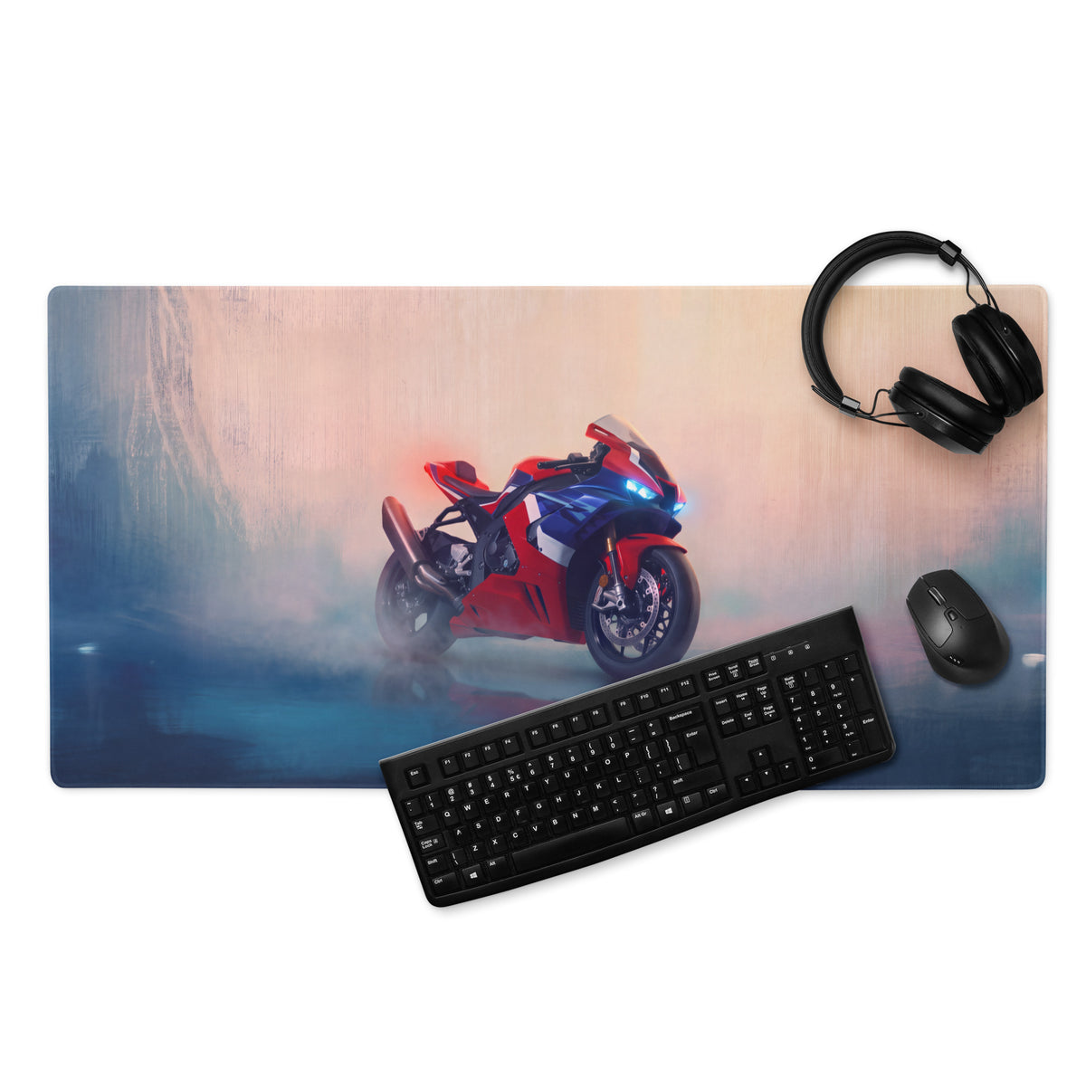 Honda CBR1000RR-R Inspired Large Mouse Pad, Supersport Gamer Gift, Waterproof Surface