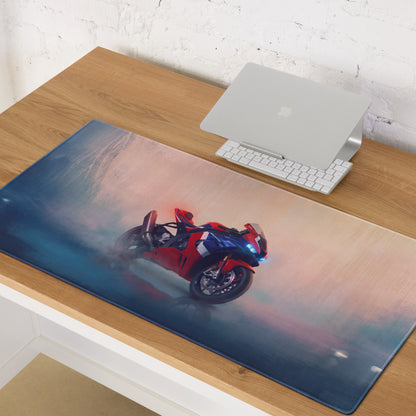 Honda CBR1000RR-R Inspired Large Mouse Pad, Supersport Gamer Gift, Waterproof Surface