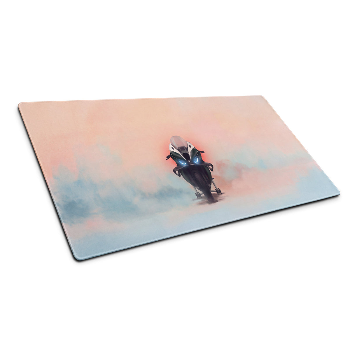 BMW M1000RR Inspired Giant Desk Mat, Motorsport Office Setup, Precision Tracking Accessory