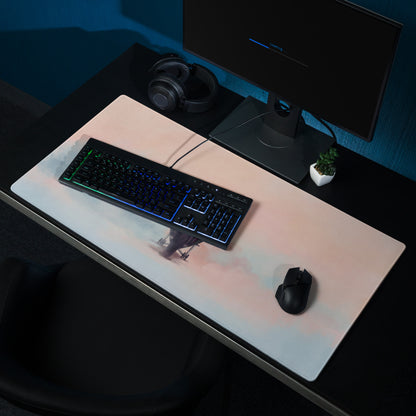 BMW M1000RR Inspired Giant Desk Mat, Motorsport Office Setup, Precision Tracking Accessory