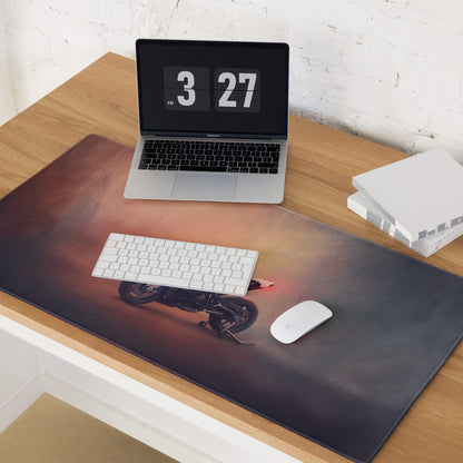 BMW S1000RR Inspired Extended Mouse Pad, White and Black Racing Desk Protector