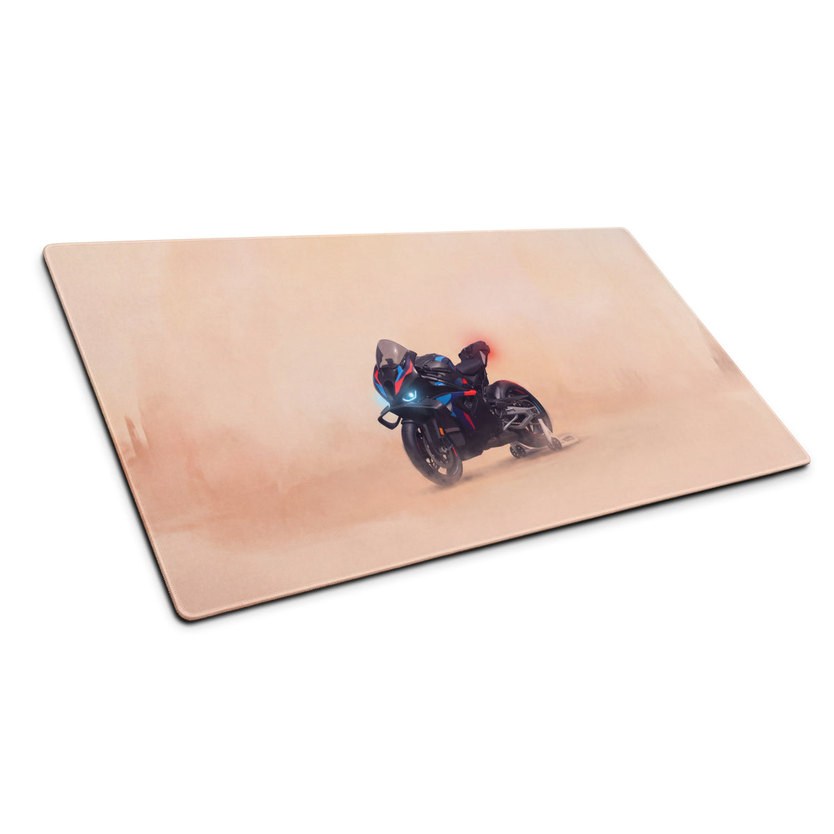 BMW M1000RR Inspired Carbon Edition Desk Mat, Dark Motorsport Gamer Mousepad