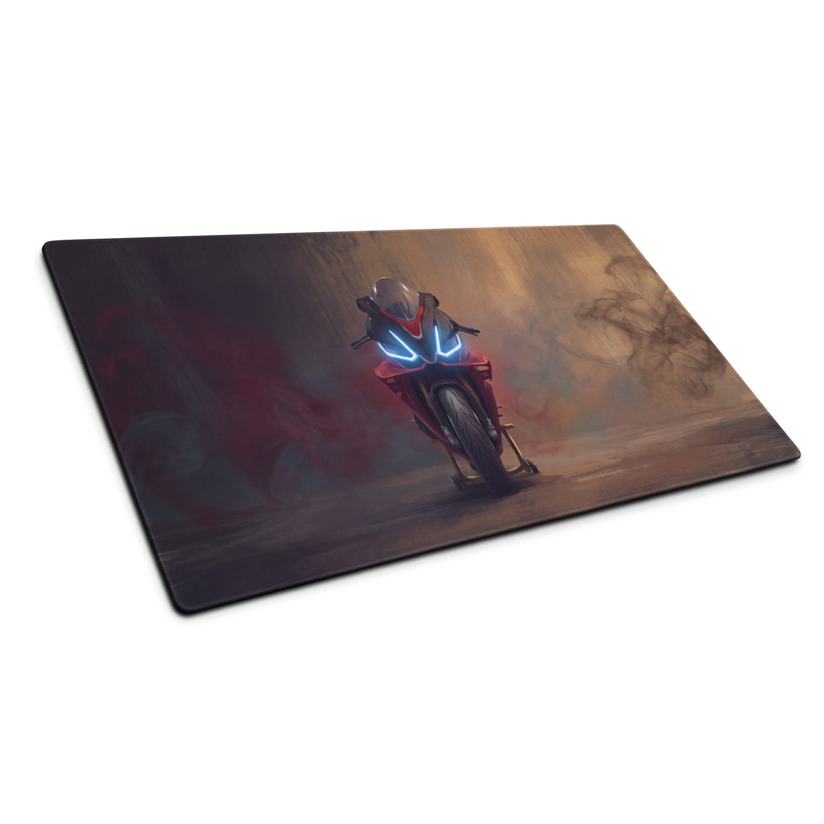 Aprilia RSV4 Factory Inspired Extended Mousepad, Crimson Racing Desk Protector