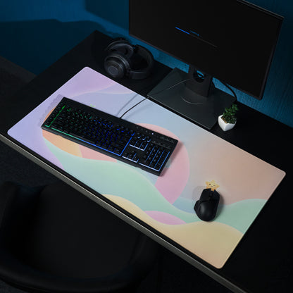 Pastel Rainbow Cute Mouse Pad Girly Design