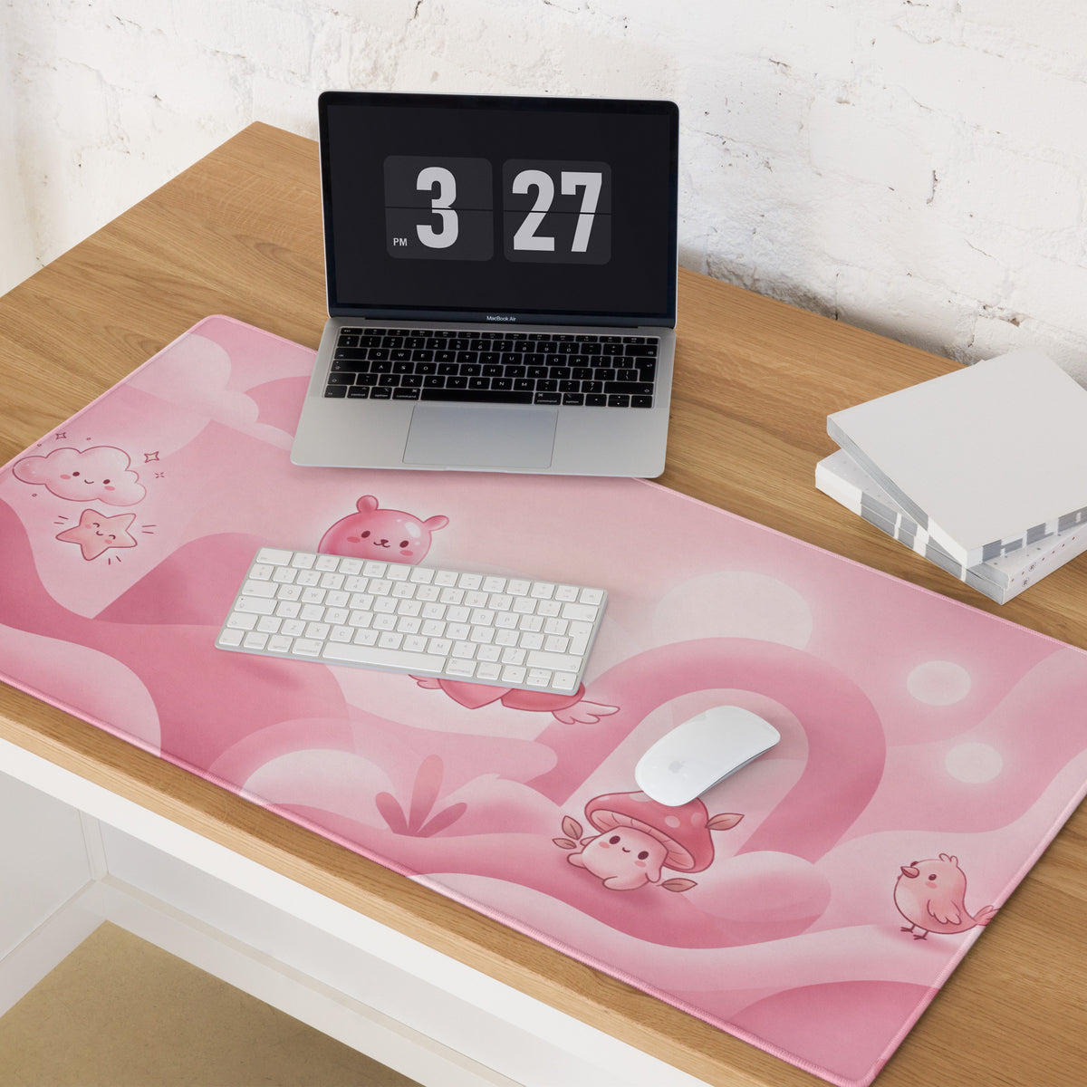 Pink Cute Gaming Mouse Pad For Dota CSGO Cute Theme