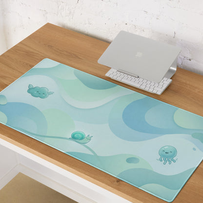 Pastel Cute Cloud Mouse Pad For Girl Gamers