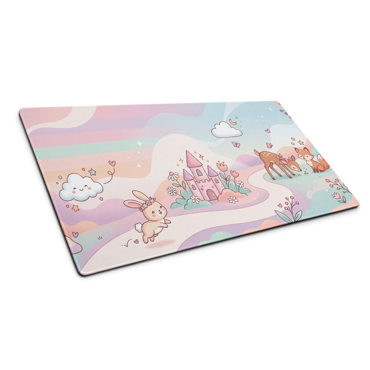 Pastel Unicorn Gaming Mouse Pad With Cute Design