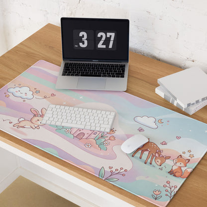 Pastel Unicorn Gaming Mouse Pad With Cute Design