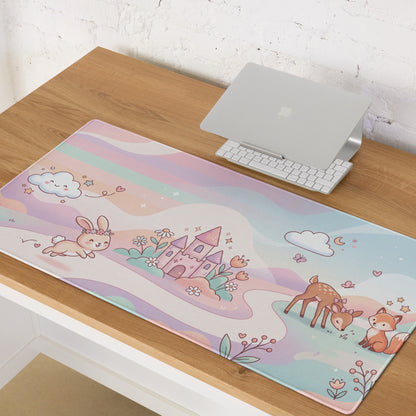 Pastel Unicorn Gaming Mouse Pad With Cute Design