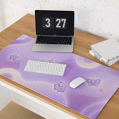 Lilac Cute Galaxy Gaming Mouse Pad