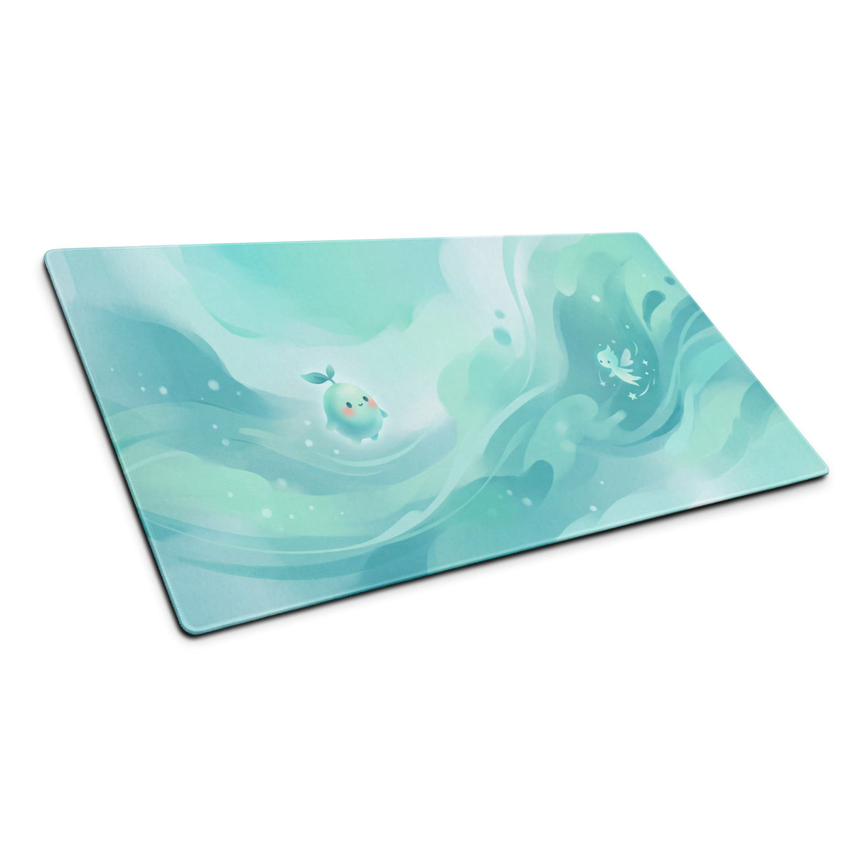 Girly Mint Green Gaming Mouse Pad