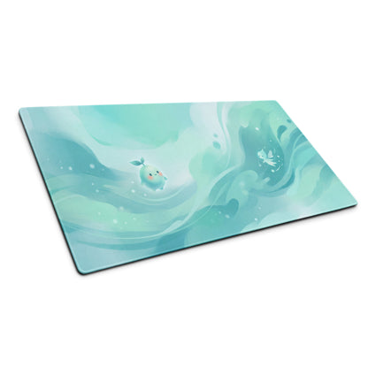 Girly Mint Green Gaming Mouse Pad
