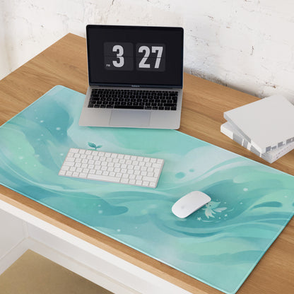 Girly Mint Green Gaming Mouse Pad