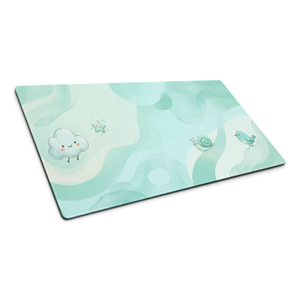 Pastel Cute Clouds Gaming Mouse Pad