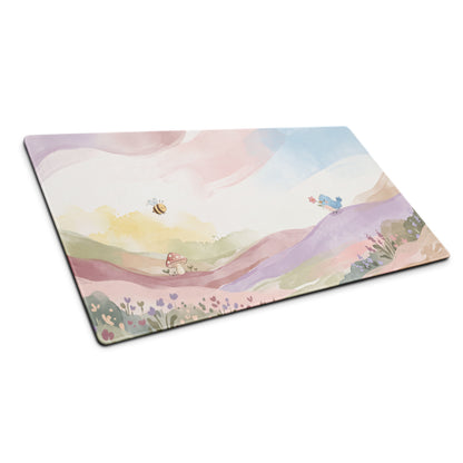 Cute Pink Gradient Gaming Mouse Pad