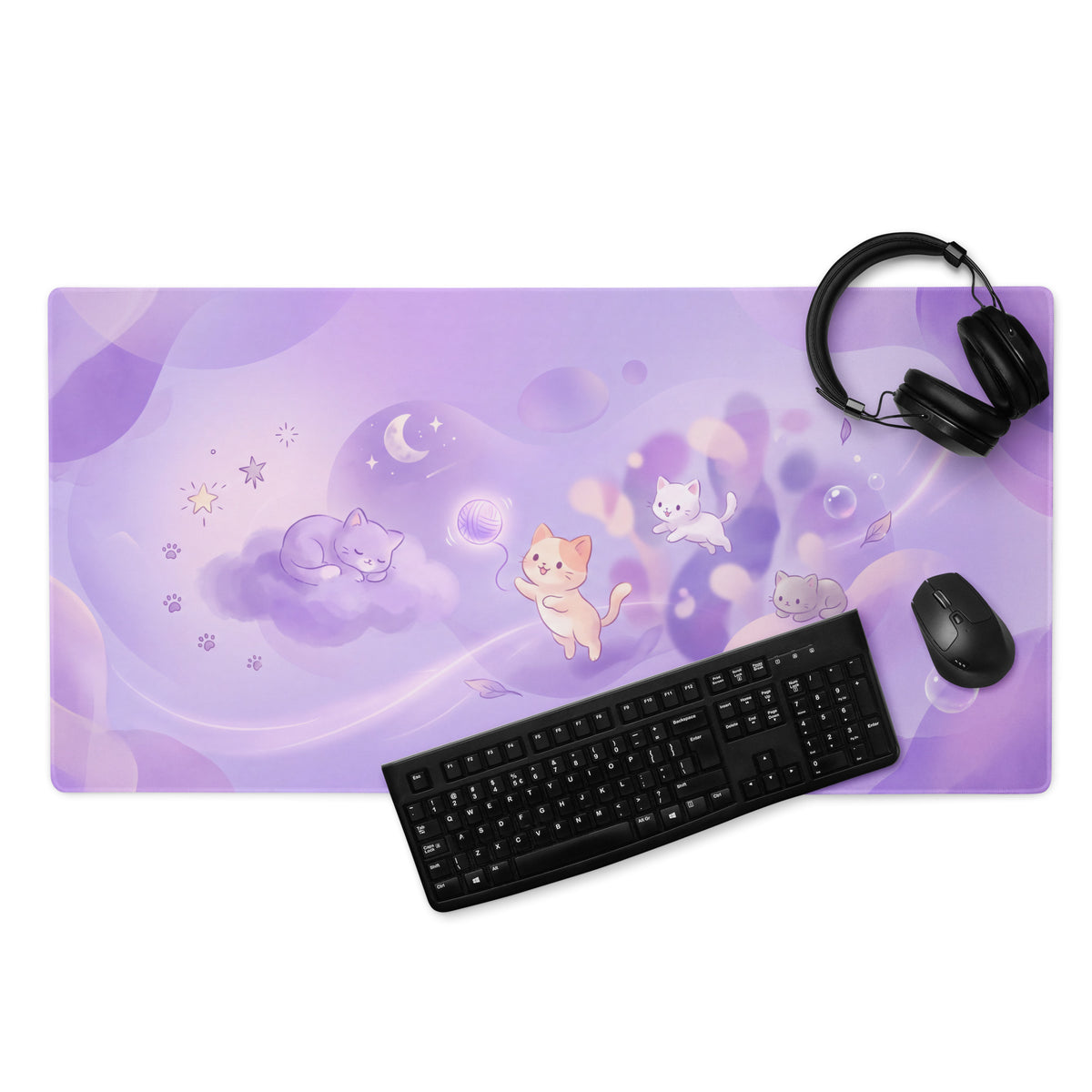 Pink Galaxy Cute Gaming Mouse Pad