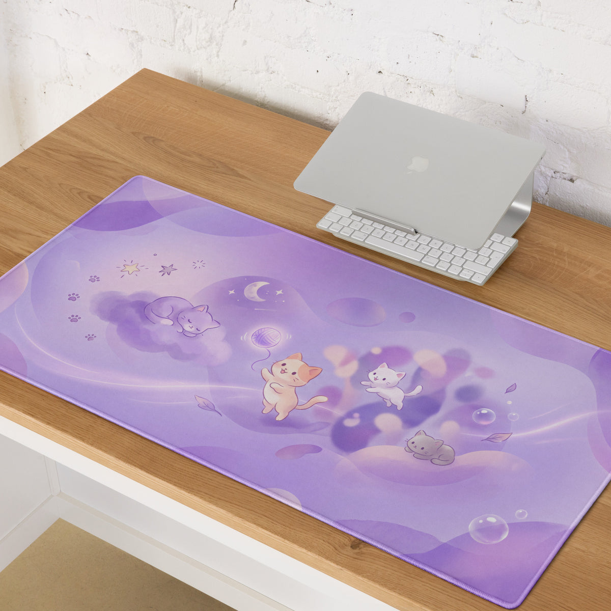 Pink Galaxy Cute Gaming Mouse Pad