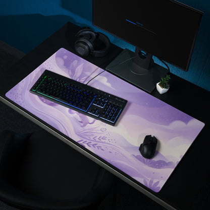Purple Cute Cat Themed Gaming Mouse Pad