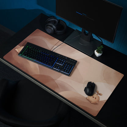 Cute Brown Bear Themed Gaming Mouse Pad