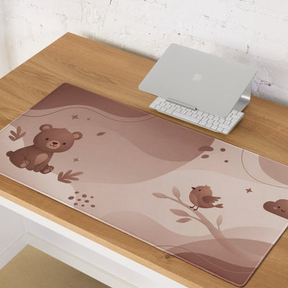 Pink Bear Cute Gaming Mouse Pad
