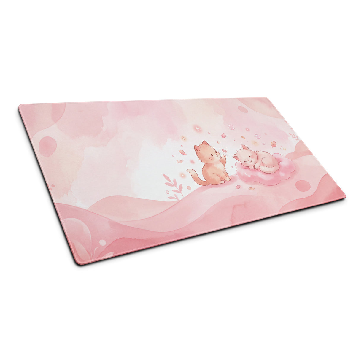 Cute Pink Galaxy Gaming Mouse Pad