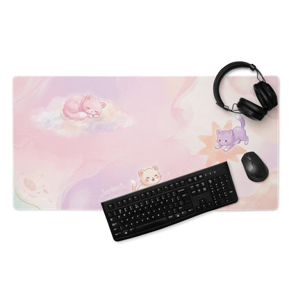Pastel Kittens Gaming Mouse Pad