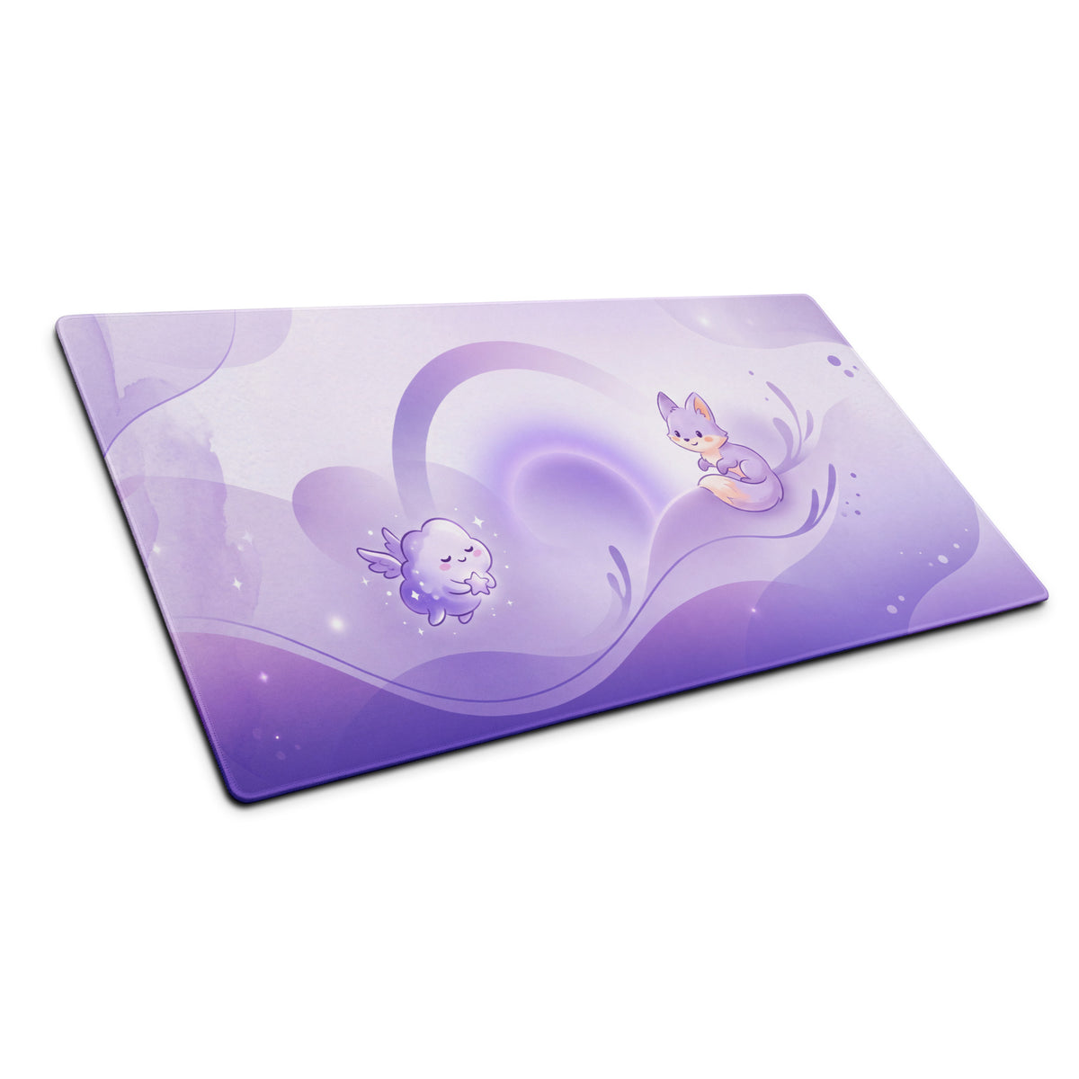 Cute Themed Purple Gaming Mouse Pad for Girls