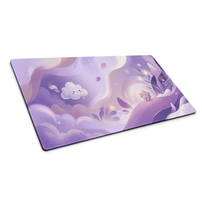 Pastel Purple Cute Cloud Dream Gaming Mouse Pad