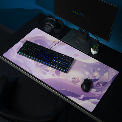 Pastel Purple Cute Cloud Dream Gaming Mouse Pad