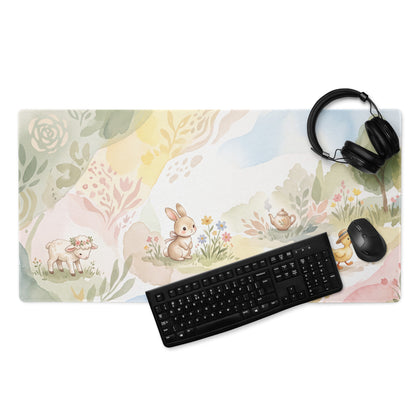 Pastel Garden Cute Gaming Mouse Pad