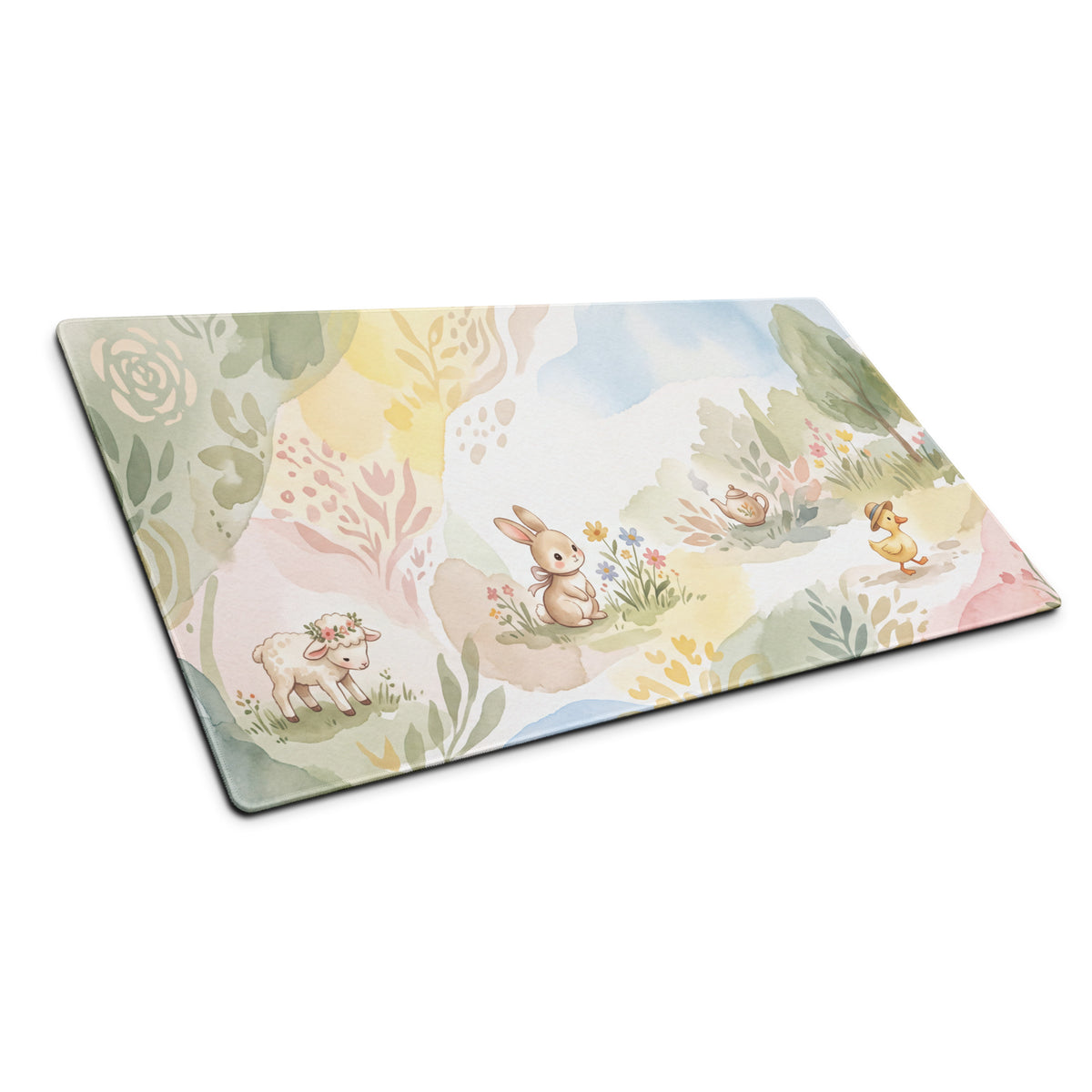 Pastel Garden Cute Gaming Mouse Pad