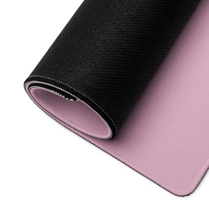 Rolled soft pink gaming mouse pad with non-slip backing for Dota CSGO