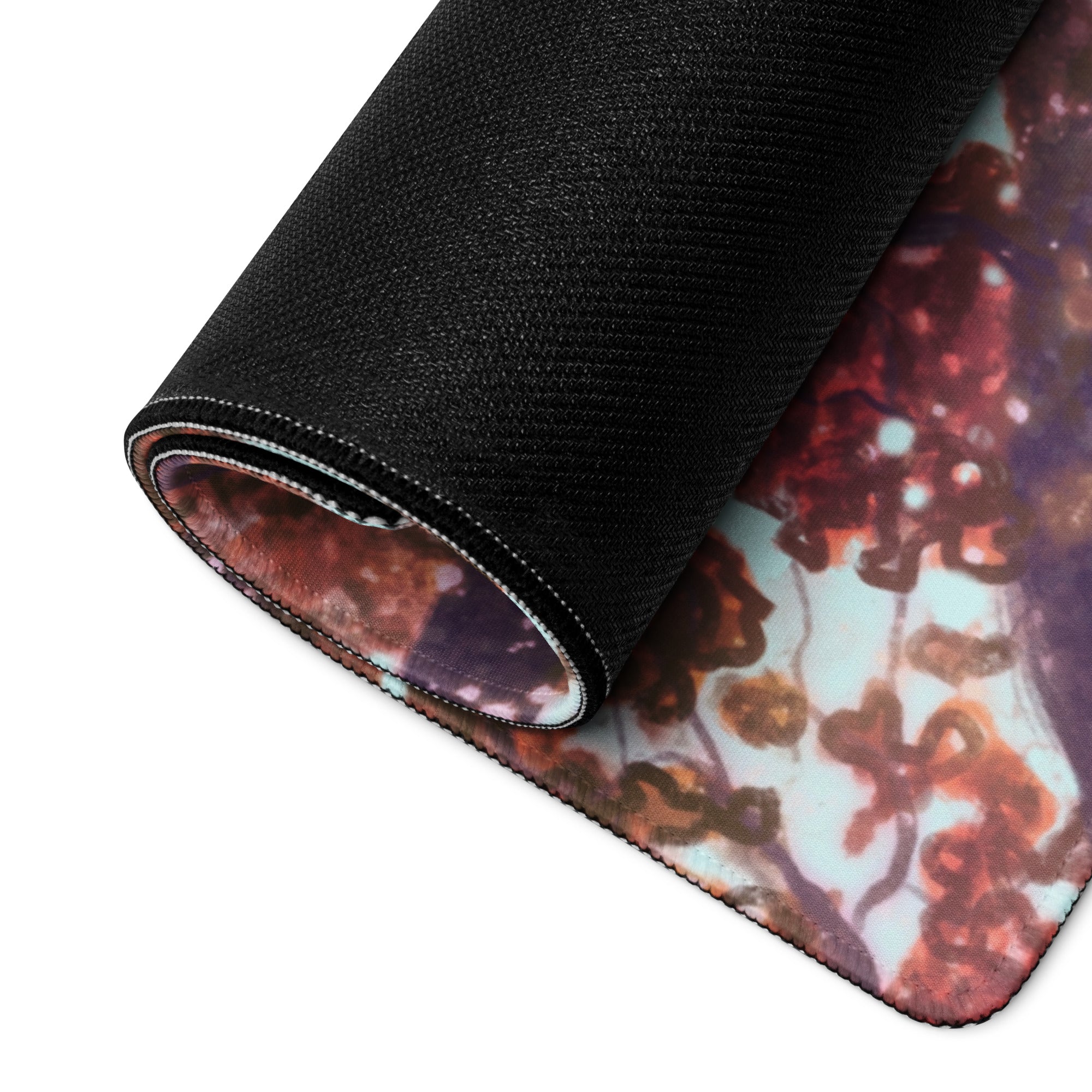 Autumn Tree Canopy Desk Pad - Autumn Tree Canopy Orange Red Leaves Sky Desk Pad Contemporary Art Cozy Mood Modern Decor Gaming Desk Pad Photographic