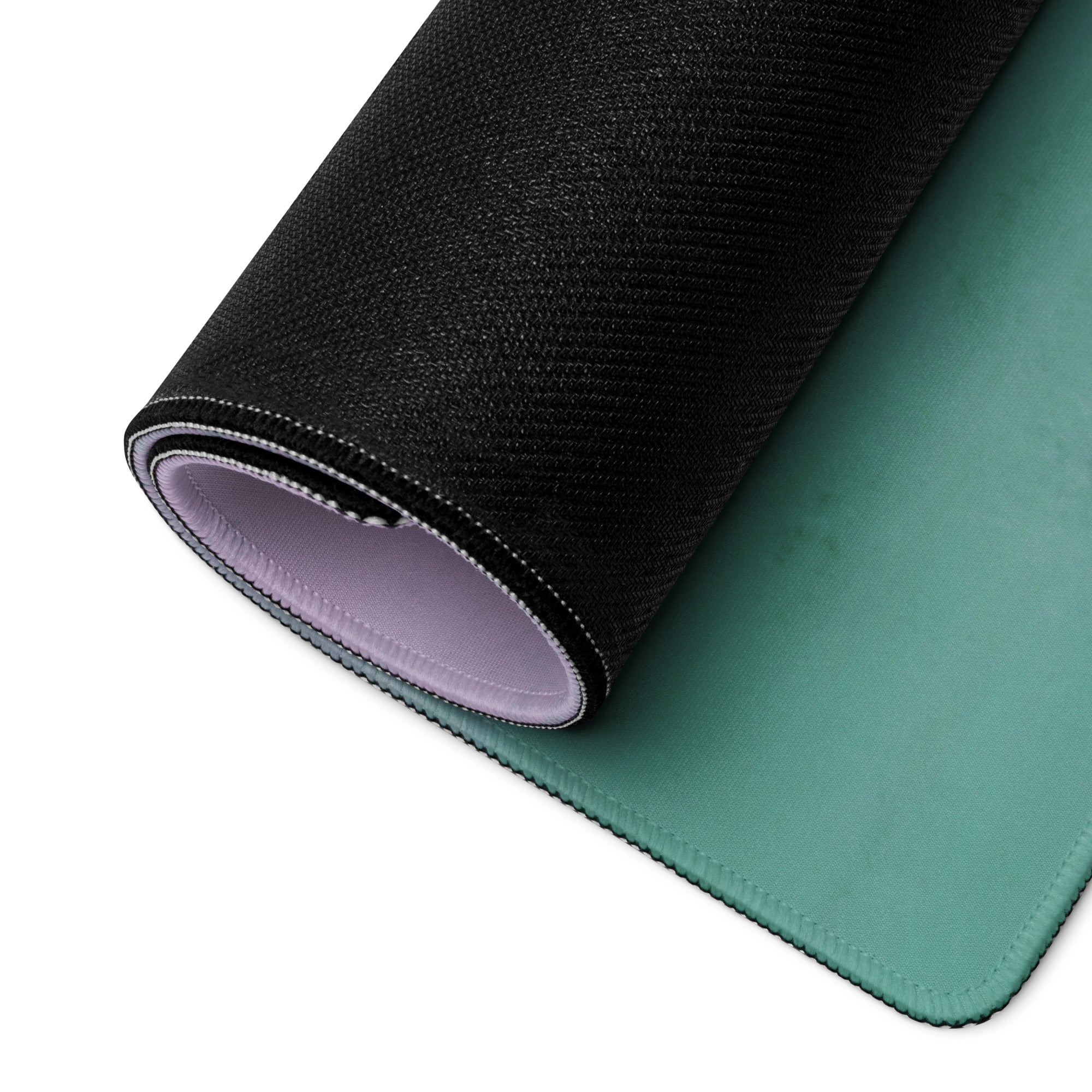Purple Gradient Contemporary Mouse Pad For Modern Desks Workspace Artful Staircase Scene