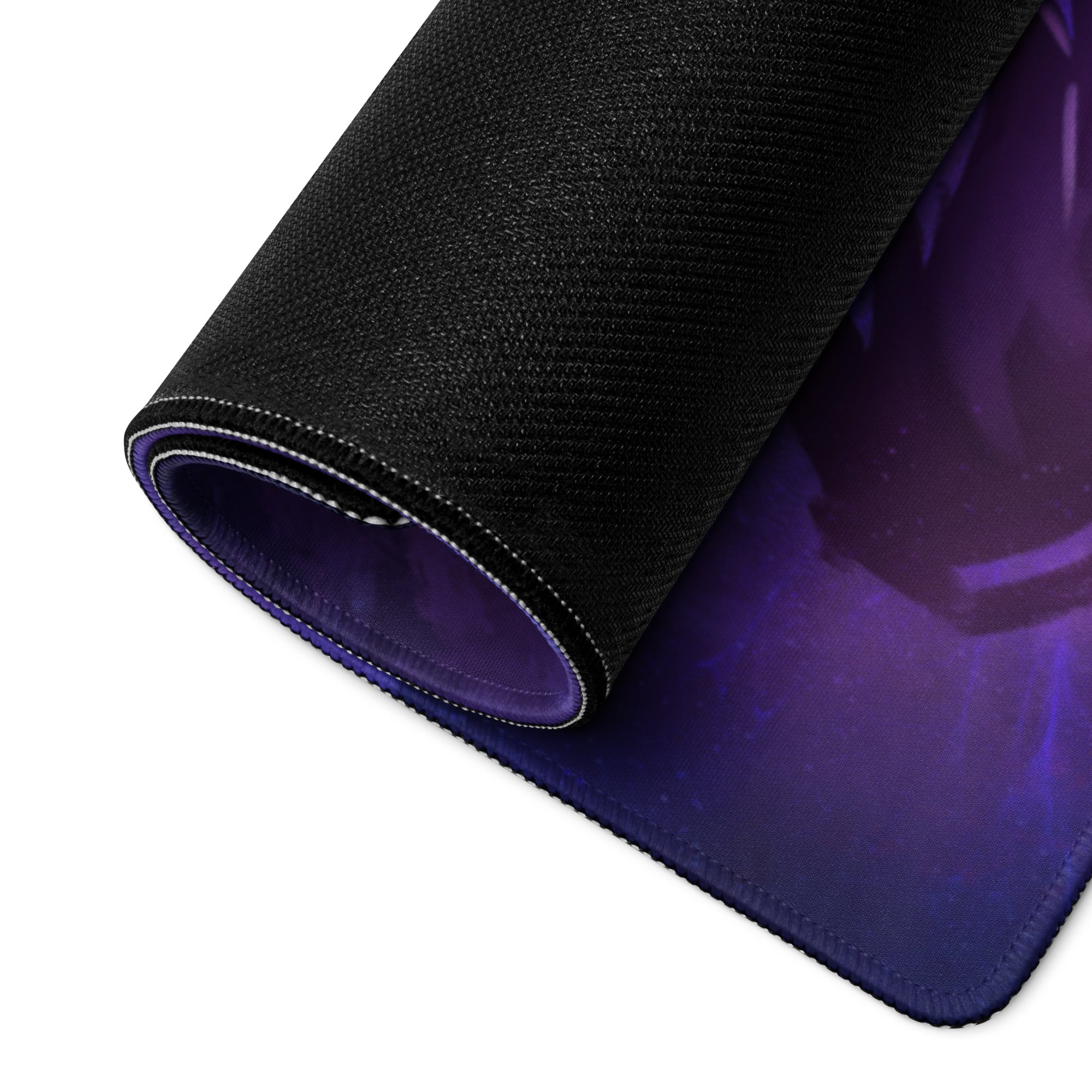 Gaming Mouse Pad Purple Violet For Gaming Setup Neon Fantasy Dragon Artwork Print