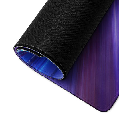 Gaming Mouse Pad Large Neon Blue Purple For Gaming Setup Cyberpunk Energetic Neon Mood Esports Pad Digital Artwork