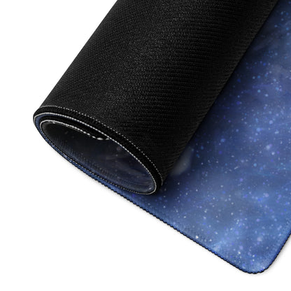Gaming Mouse Pad Dark Blue And Ice Blue For Desk Setup Cinematic Fantasy Battle Art For Dota Csgo Enthusiasts